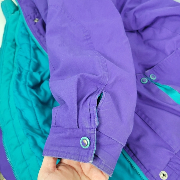 Weather Chasers Vintage 80's 90's Winter Jacket Sz Medium - Picture 11 of 12